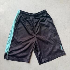 Reebok Men's Black and Teal Casual Athletic Shorts Size S